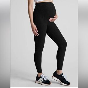 Beyond yoga spacedye love the bump Maternity Legging in darkest night size M